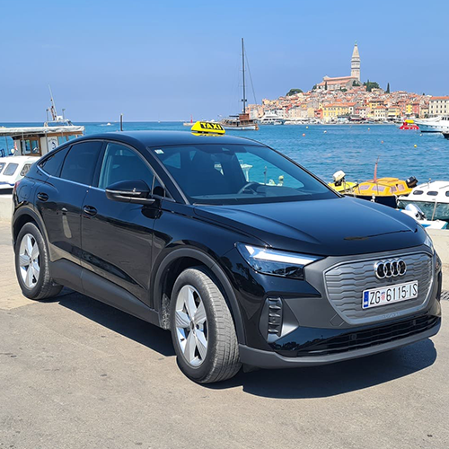 Electric airport taxi transfer from Pula Airport